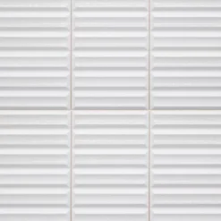 Ro'Ma Carrelage Carrelage 3D Gris Foncé 40x20x1,4 cm Movira - Mur intérieur -