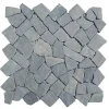 Carrelage de mosaïque (Boite de 1m²)/ Plaque mosaïque mur et sol en marbre naturel coloris gris - 30 x 30 cm-Pegane New