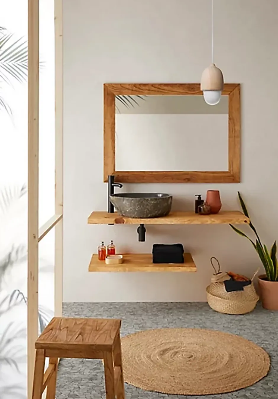 Carrelage de mosaïque (Boite de 1m²)/ Plaque mosaïque mur et sol en marbre naturel coloris gris - 30 x 30 cm-Pegane New