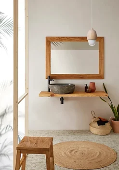 Pegane Carrelage de mosaïque/Plaque mosaïque mur et sol en marbre naturel coloris marron - 30 x 30 cm