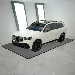 Carrelage de Sol Ventilé Pour Garage x120 Avec Bordure (Gris)-MonsterShop Online