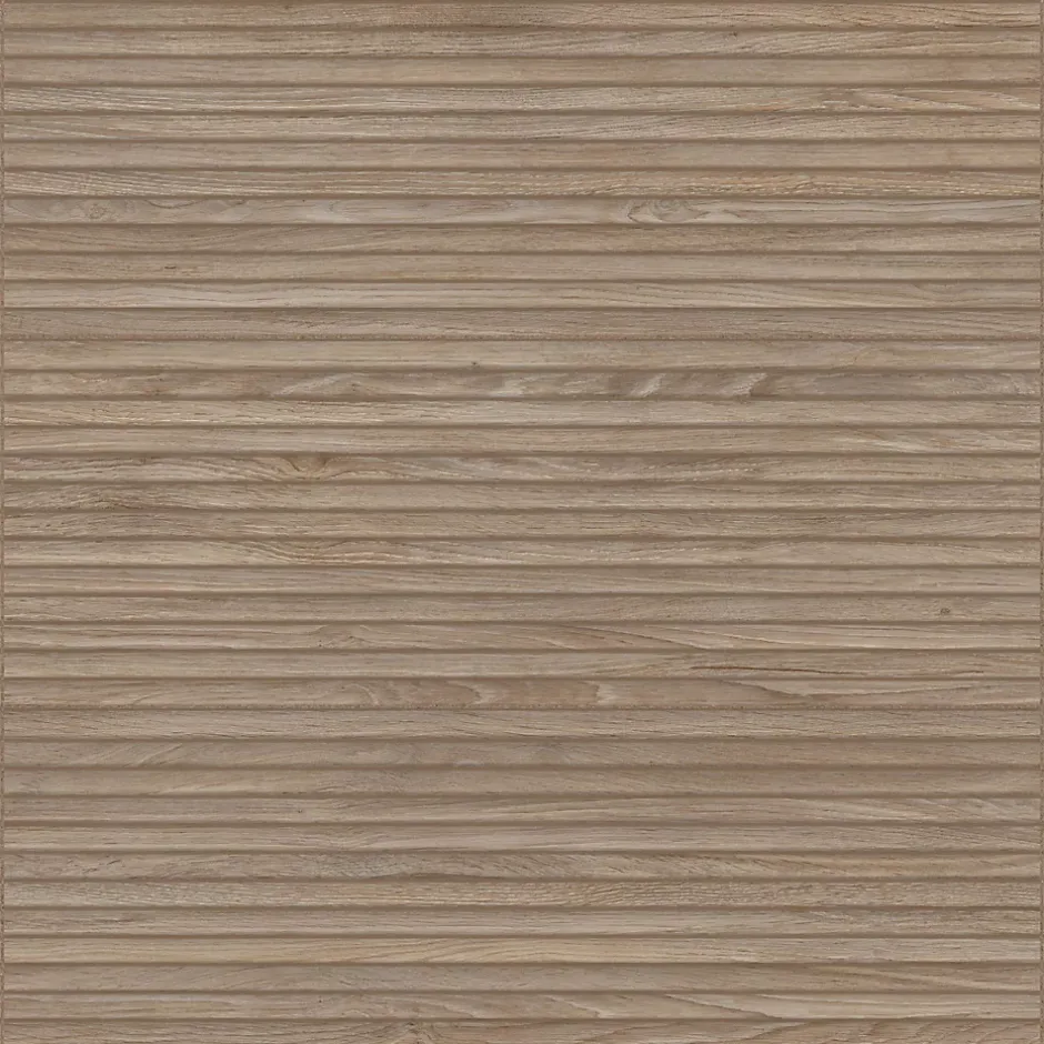 Carrelage effet Bois 3D Chêne Brut Curve 100x33,3x0,98 cm Valdoro - Mur intérieur --Ro'Ma Carrelage Online