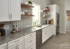 Carrelage effet bois sol intérieur / mur intérieur Line Wood Nut l.20 X L.120 cm rectifié 1er choix.-RAK Ceramics New