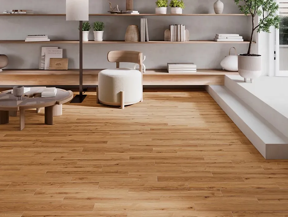 Cristacer Carrelage effet bois sol intérieur / mur intérieur Concorde Haya l.20 X L.120 cm rectifié 1er choix.