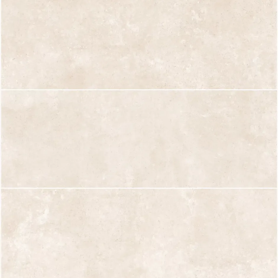 Ro'Ma Carrelage Carrelage effet Béton Beige Lin 100x33,3x0,86 cm Montelis - Mur intérieur -