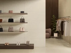 Carrelage effet Béton Beige Chanvre 278x120x0,6 cm Mat Talvoro - Mur intérieur (vendu par carton de 3,336 m²) --Ro'Ma Carrelage Outlet