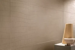 Carrelage effet Béton Beige Chanvre Flow 120x50x0,85 cm Mat Talvoro - Mur intérieur (vendu par carton de 1,8 m²) --Ro'Ma Carrelage Sale