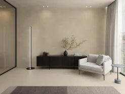 Carrelage effet Béton Beige Crème 120x50x0,85 cm Mat Cortivo - Mur intérieur (vendu par carton de 1,8 m²) --Ro'Ma Carrelage Outlet