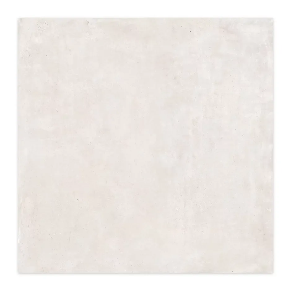 Ro'Ma Carrelage Carrelage effet Béton Blanc Grisé 90x90x0,9 cm Valmior - Sol et mur intérieur -