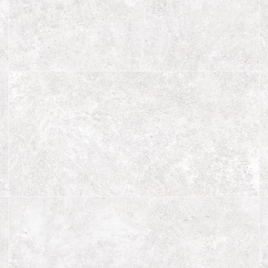 Ro'Ma Carrelage Carrelage effet Béton Blanc Lin 120x60x0,9 cm In&Out Sorelan - Sol et mur intérieur et Sol extérieur -