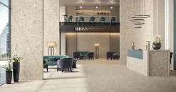 Carrelage effet Béton Bleu Acier 278x120x0,6 cm Mat Benzaro - Mur intérieur (vendu par carton de 3,336 m²) --Ro'Ma Carrelage Clearance