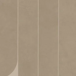 Ro'Ma Carrelage Carrelage effet Béton Brun Sable 50x40,5x0,85 cm Mat Benzaro - Mur intérieur (vendu par carton de 1,22 m²) -