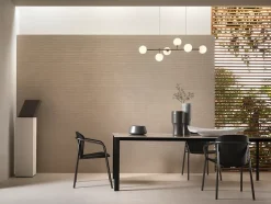 Ro'Ma Carrelage Carrelage effet Béton 3D Beige Chanvre Draw 120x50x0,85 cm Mat Talvoro - Mur intérieur (vendu par carton de 1,8 m²) - RO'MA CARREL