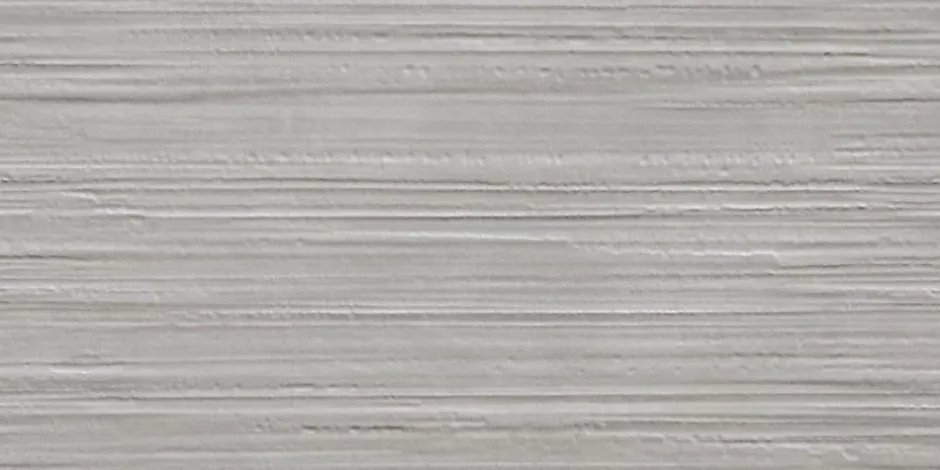 Ro'Ma Carrelage Carrelage effet Béton 3D Gris Brume Line 80x40x1 cm Mat Gravino - Mur intérieur (vendu par carton de 1,28 m²) -