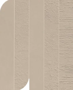 Ro'Ma Carrelage Carrelage effet Béton 3D Grège Mix 50x40,5x0,85 cm Mat Benzaro - Mur intérieur (vendu par carton de 1,22 m²) -