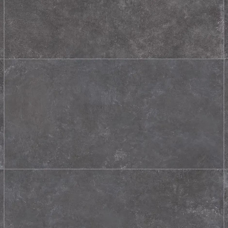 Carrelage effet Béton Gris Anthracite 151x75,5x0,9 cm In&Out Sorelan - Sol et mur intérieur et Sol extérieur --Ro'Ma Carrelage Best