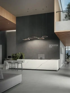 Carrelage effet Béton Gris Nuit 278x120x0,6 cm Mat Montera - Mur intérieur (vendu par carton de 3,336 m²) --Ro'Ma Carrelage Discount