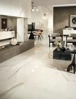 Carrelage effet Béton Gris Terre 278x120x0,6 cm Mat Vetrano - Mur intérieur (vendu par carton de 3,336 m²) --Ro'Ma Carrelage Sale