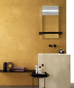 Carrelage effet Béton Jaune Ambre 80x40x0,85 cm Mat Vetrano - Mur intérieur (vendu par carton de 1,28 m²) --Ro'Ma Carrelage