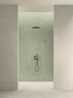 Carrelage effet Béton Vert Lichen Jungle 120x50x0,85 cm Mat Stavira - Mur intérieur (vendu par carton de 1,8 m²) --Ro'Ma Carrelage Outlet