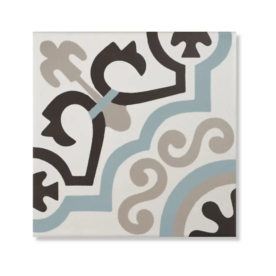 Ro'Ma Carrelage Carrelage effet Carreau ciment Sagas 20x20x1,1 cm Cemira - Sol et mur intérieur (vendu au m²) -