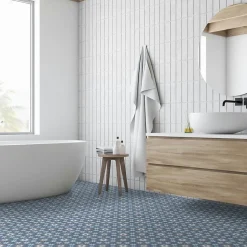 Ro'Ma Carrelage Carrelage effet Carreau ciment Avia 20x20x1,1 cm Cemira - Sol et mur intérieur (vendu au m²) -