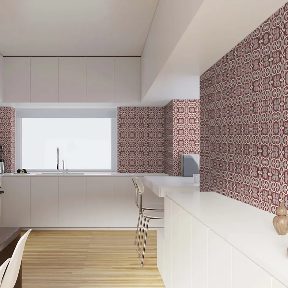 Ro'Ma Carrelage Carrelage effet Carreau ciment Collbato 20x20x1,1 cm Cemira - Sol et mur intérieur (vendu au m²) -