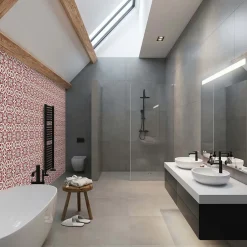 Ro'Ma Carrelage Carrelage effet Carreau ciment Collbato 20x20x1,1 cm Cemira - Sol et mur intérieur (vendu au m²) -