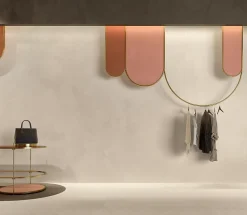 Carrelage effet Enduit Blanc Lin 278x120x0,6 cm Mat Calviro - Mur intérieur (vendu par carton de 3,336 m²) --Ro'Ma Carrelage Clearance