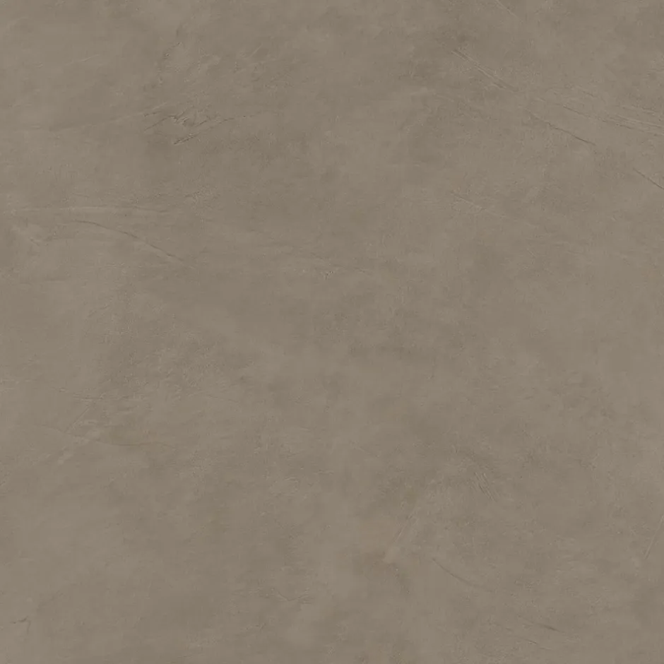 Ro'Ma Carrelage Carrelage effet Enduit Brun Taupe 120x120x0,9 cm Mat Calviro - Sol et mur intérieur (vendu par carton de 2,88 m²) - RO'MA CARRELAG