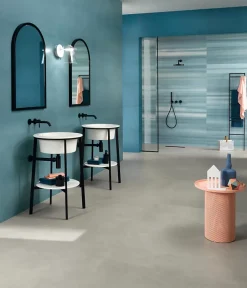 Carrelage effet Enduit Fusion 120x50x0,85 cm Mat Calviro - Mur intérieur (vendu par carton de 1,8 m²) --Ro'Ma Carrelage Outlet