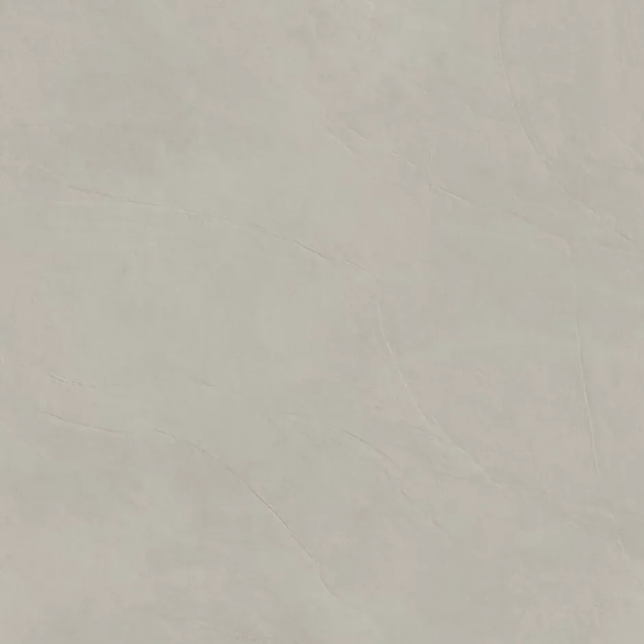 Ro'Ma Carrelage Carrelage effet Enduit Gris Perle 120x120x0,9 cm Mat Calviro - Sol et mur intérieur (vendu par carton de 2,88 m²) - RO'MA CARRELAG