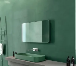 Ro'Ma Carrelage Carrelage effet Enduit Vert Pin 120x50x0,85 cm Mat Calviro - Mur intérieur (vendu par carton de 1,8 m²) -