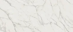 Ro'Ma Carrelage Carrelage effet Marbre Blanc Calacatta Extra Veinage continu 278x120x0,6 cm Brillant Clarenza - Mur intérieur (vendu par carton de