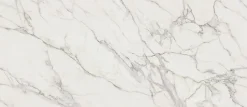 Ro'Ma Carrelage Carrelage effet Marbre Blanc Calacatta Extra Veinage continu 278x120x0,6 cm Brillant Clarenza - Mur intérieur (vendu par carton de