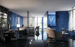 Ro'Ma Carrelage Carrelage effet Marbre Blanc Aurora 278x120x0,6 cm Brillant Magnaro - Mur intérieur (vendu par carton de 3,336 m²) - RO'MA CARRELA