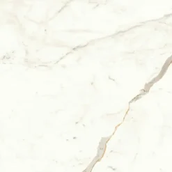 Ro'Ma Carrelage Carrelage effet Marbre Blanc Calacatta Prima 60x60x0,9 cm Brillant Faventa - Sol et mur intérieur (vendu par carton de 1,08 m²) -