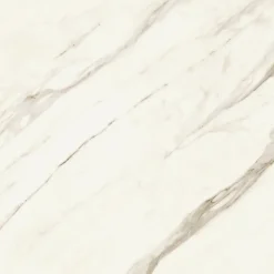 Carrelage effet Marbre Blanc Calacatta Sublime 120x120x0,9 cm Brillant Orsiano - Sol et mur intérieur (vendu par carton de 2,88 m²-Ro'Ma Carrelage Sale