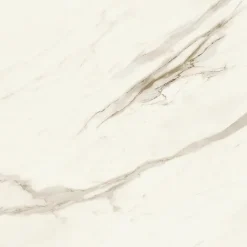 Carrelage effet Marbre Blanc Calacatta Sublime 120x120x0,9 cm Brillant Orsiano - Sol et mur intérieur (vendu par carton de 2,88 m²-Ro'Ma Carrelage Sale