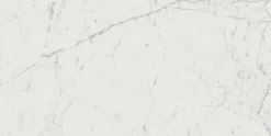 Ro'Ma Carrelage Carrelage effet Marbre Blanc Carrare 120x60x0,9 cm Brillant Marvillo - Sol et mur intérieur (vendu par carton de 1,44 m²) - RO'MA