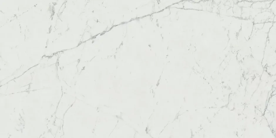 Ro'Ma Carrelage Carrelage effet Marbre Blanc Carrare 120x60x0,9 cm Brillant Marvillo - Sol et mur intérieur (vendu par carton de 1,44 m²) - RO'MA