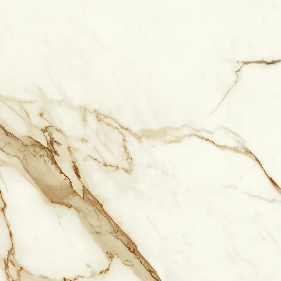 Ro'Ma Carrelage Carrelage effet Marbre Blanc Calacatta Supreme 60x60x0,9 cm Silk Faventa - Sol et mur intérieur (vendu par carton de 1,08 m²) - RO