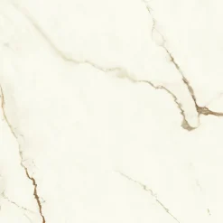 Ro'Ma Carrelage Carrelage effet Marbre Blanc Calacatta Supreme 60x60x0,9 cm Silk Faventa - Sol et mur intérieur (vendu par carton de 1,08 m²) - RO