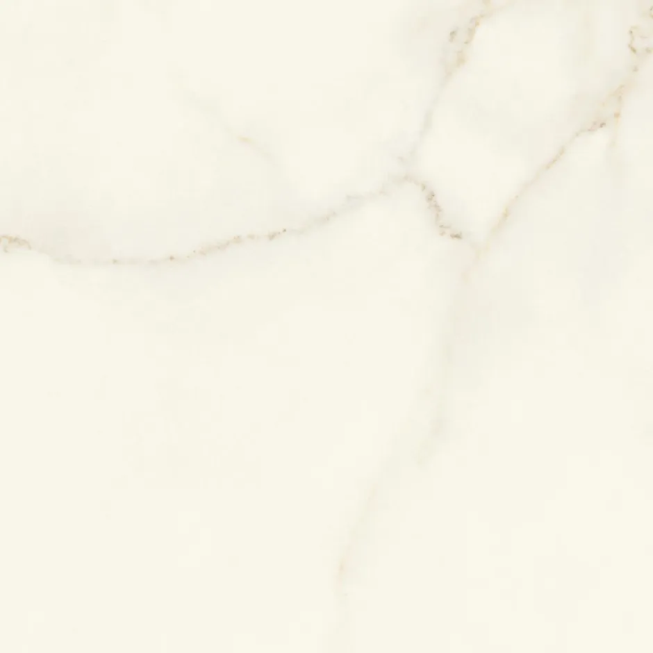 Ro'Ma Carrelage Carrelage effet Marbre Blanc Calacatta Divino 60x60x0,9 cm Brillant Montira - Sol et mur intérieur (vendu par carton de 1,08 m²) -