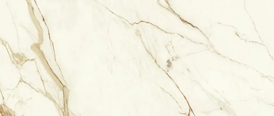 Ro'Ma Carrelage Carrelage effet Marbre Blanc Calacatta Supreme 278x120x0,6 cm Brillant Faventa - Mur intérieur (vendu par carton de 3,336 m²) - RO