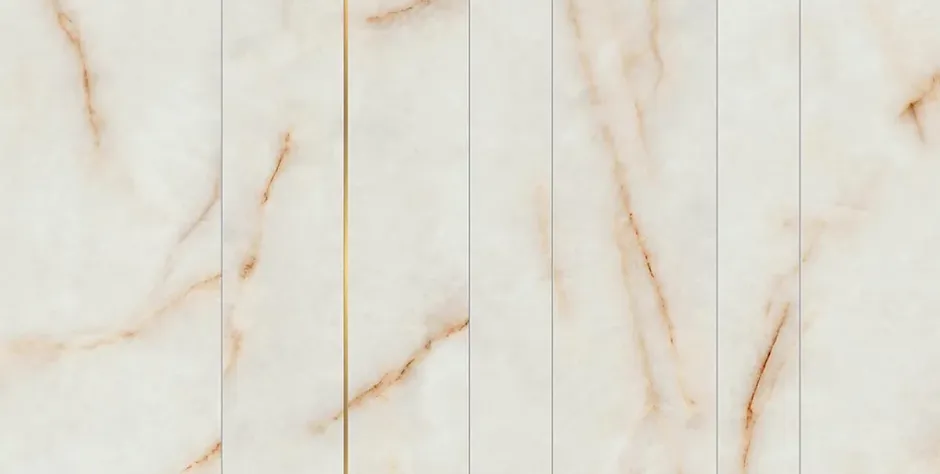 Carrelage effet Marbre Blanc Cristallo Ridge 118,2x59,5x0,9 cm Velours Sorvella - Mur intérieur (vendu par carton de 0,70329 m²) --Ro'Ma Carrelage Outlet