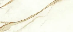 Carrelage effet Marbre Blanc Calacatta Supreme 120x50x0,85 cm Silk Faventa - Mur intérieur (vendu par carton de 1,8 m²) - RO'MA CA-Ro'Ma Carrelage Discount