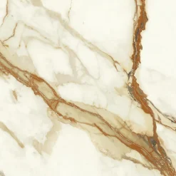 Ro'Ma Carrelage Carrelage effet Marbre Blanc Calacatta Supreme 60x60x0,9 cm Brillant Faventa - Sol et mur intérieur (vendu par carton de 1,08 m²)