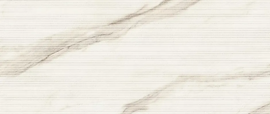 Carrelage effet Marbre 3D Blanc Calacatta Sublime Claw 120x50x0,85 cm Mat Venerio - Mur intérieur (vendu par carton de 1,8 m²) - R-Ro'Ma Carrelage Clearance