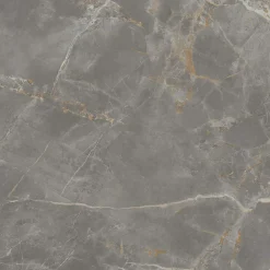 Carrelage effet Marbre Gris Titan 120x120x0,9 cm Silk Montira - Sol et mur intérieur (vendu par carton de 2,88 m²) - RO'MA CARRELA-Ro'Ma Carrelage Discount